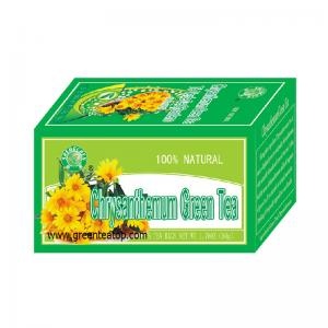 té verde de crisantemo seco